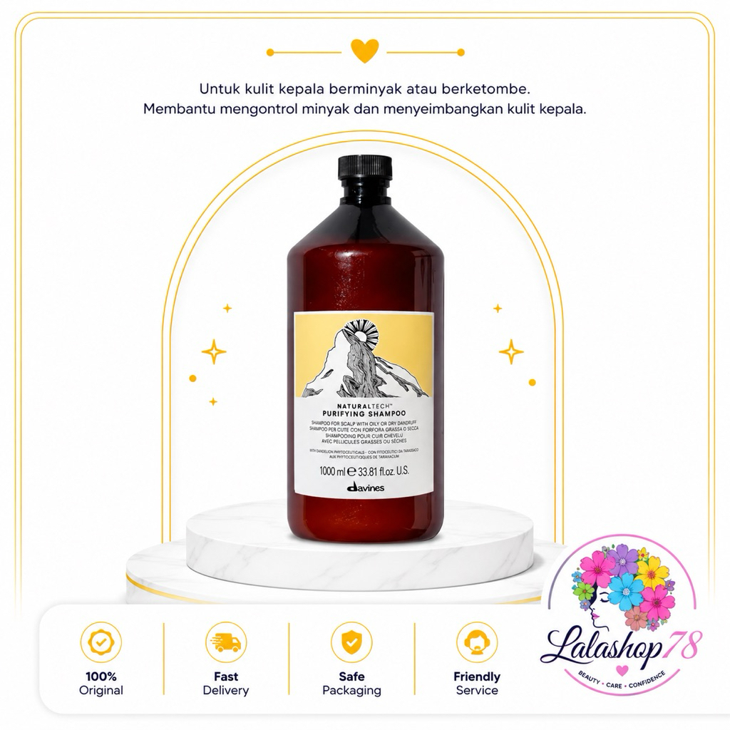 [ DAVINES ] Purifying Shampoo 1000ml