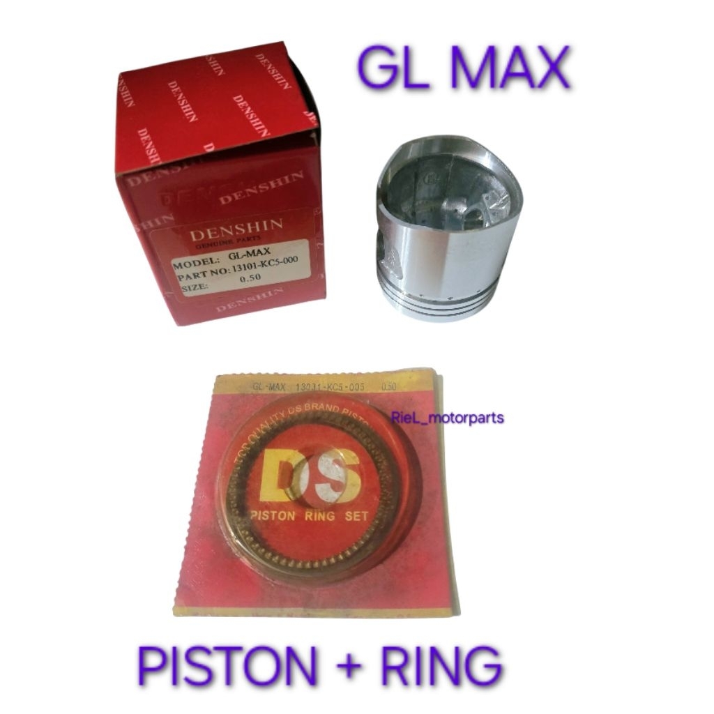 Piston + Ring (DS) GL MAX seher DENSHIN