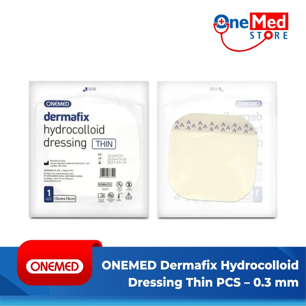 ONEMED Dermafix Hydrocolloid Dressing Thin PCS - 0.3 mm