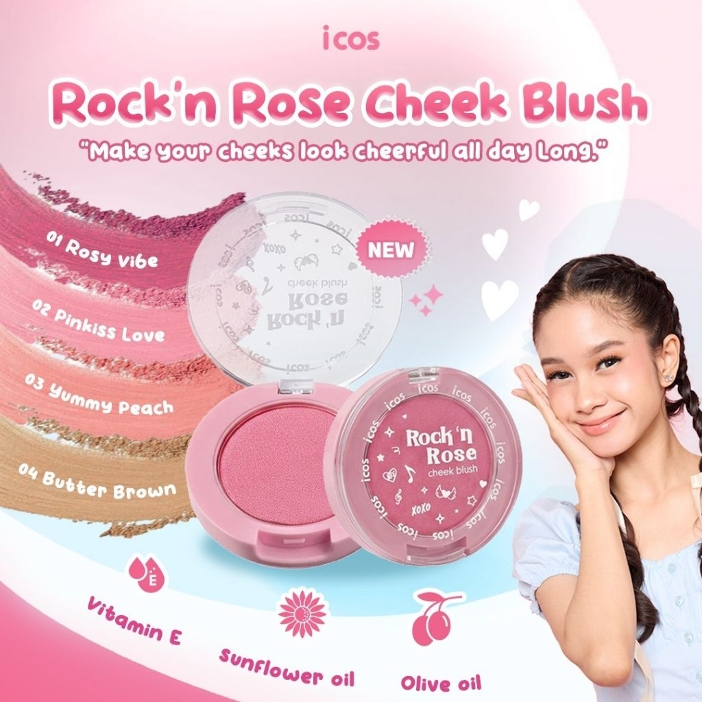 ICOS Rock'n Rose Cheeck Blush