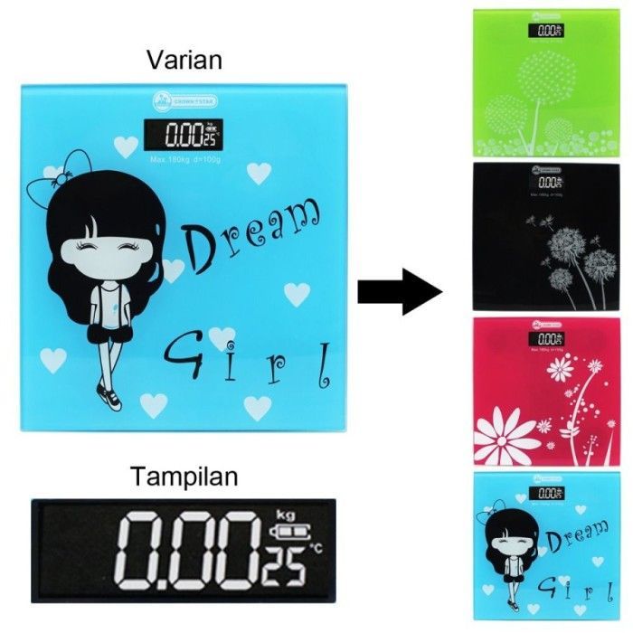 TIMBANGAN BADAN DIGITAL CROWN