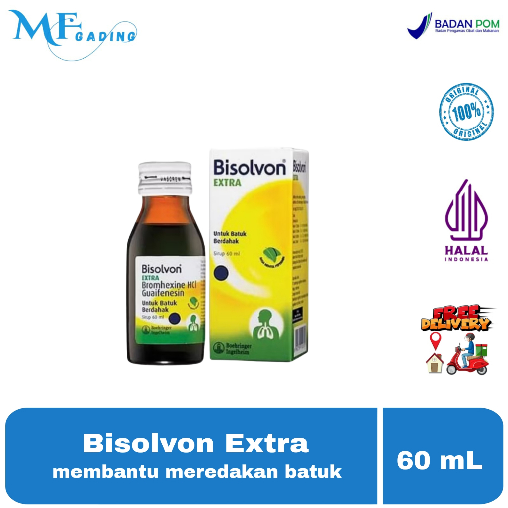 BISOLVON EXTRA SIRUP 1 BOTOL @ 60 ML