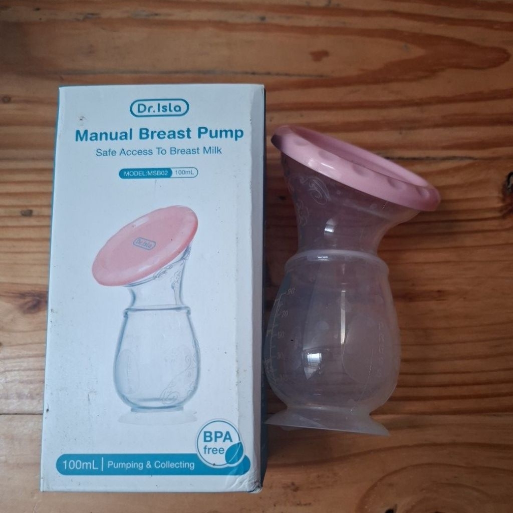 dr. isla silicone manual breast pump