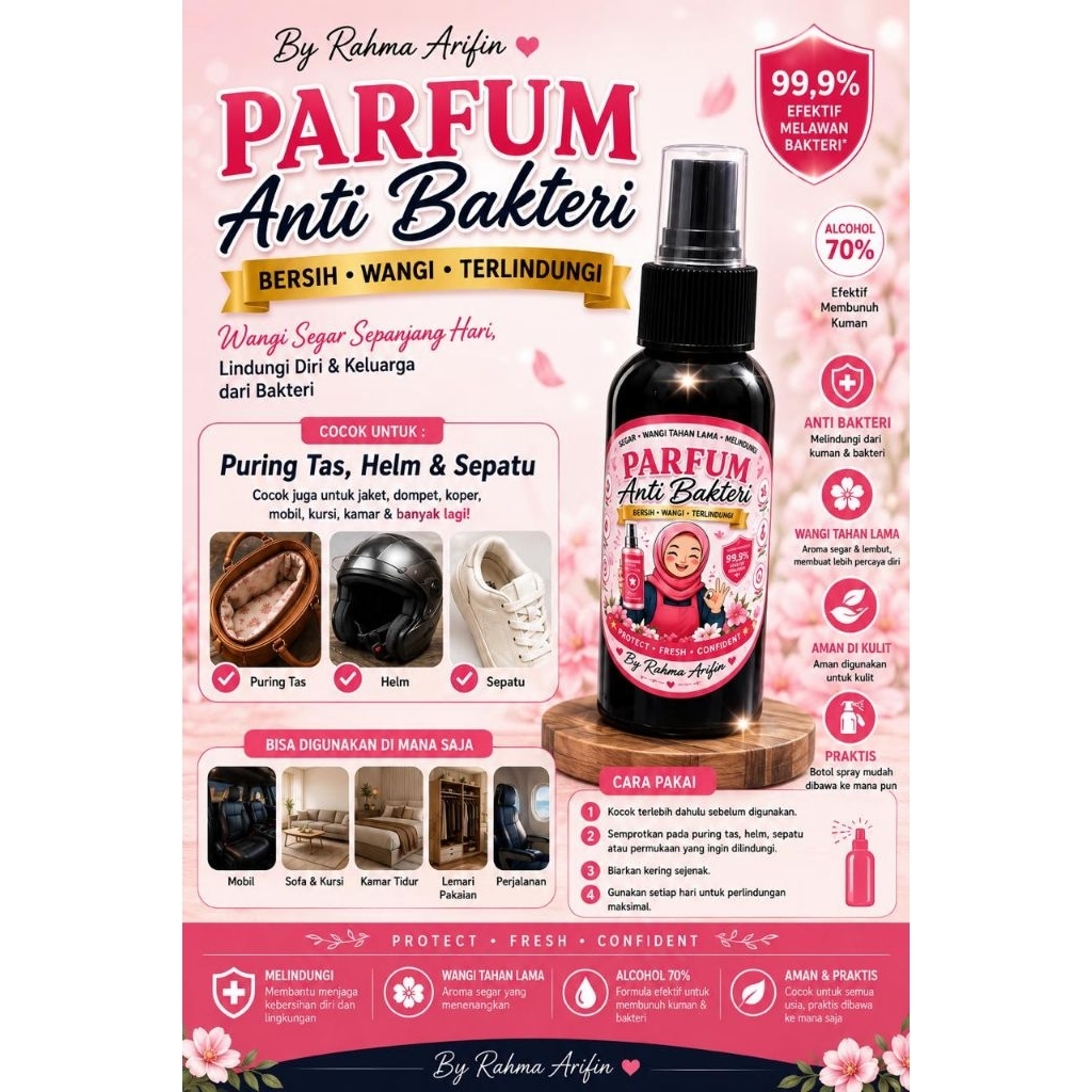 Parfum anti bakteri