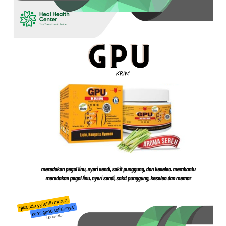 GPU Krim Cap Lang 150 gr, 250 gr