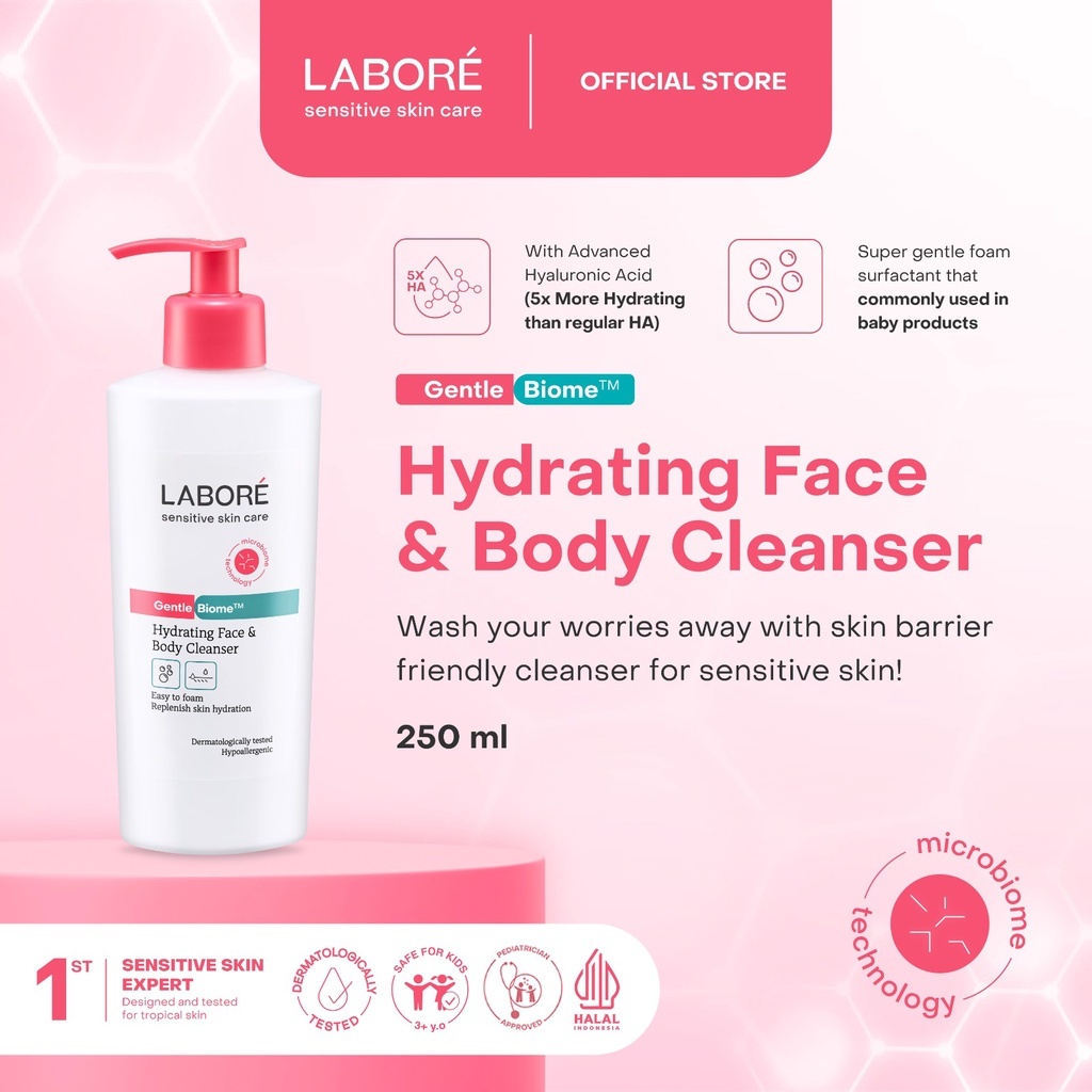 LABORE Hydrating Face & Body Cleanser