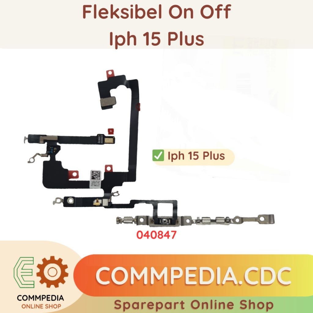 Fleksibel On Off+Volume Iph 15 Plus