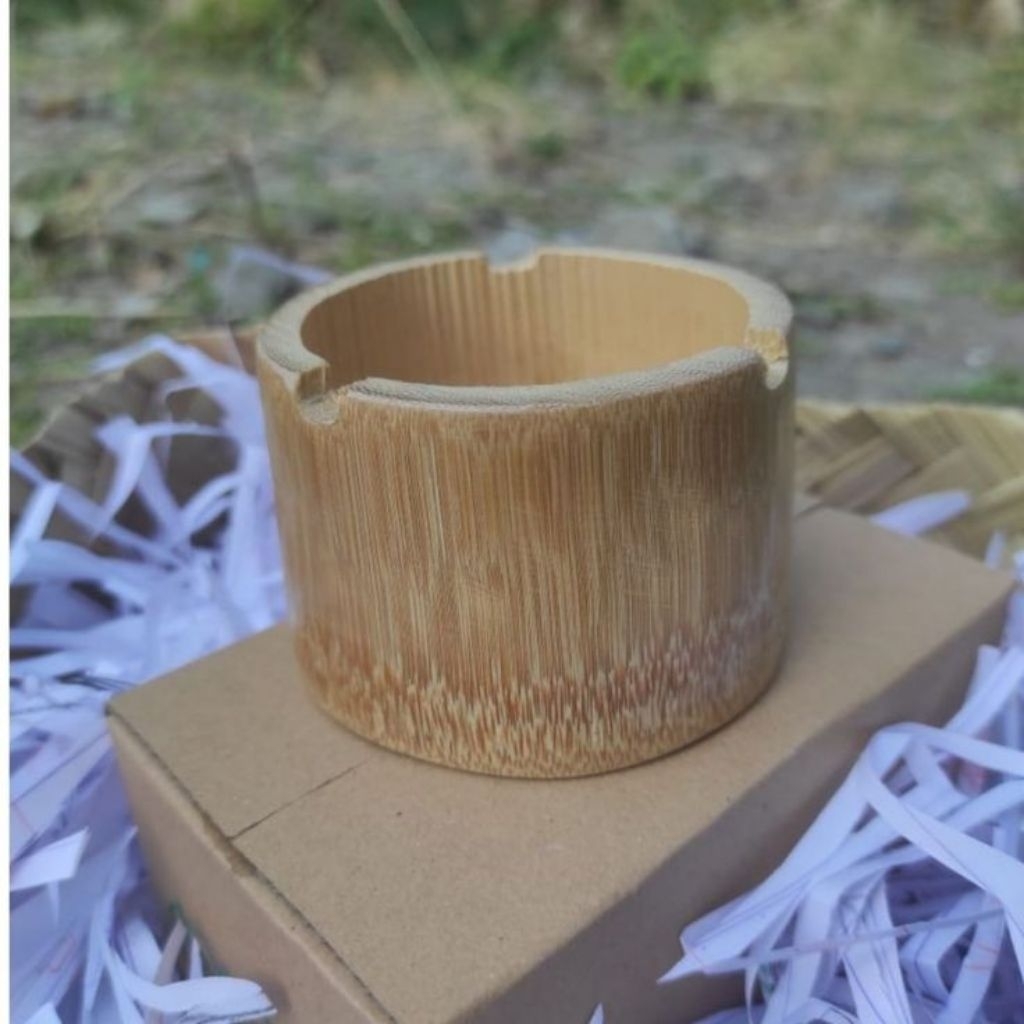 Asbak Dari Bambu