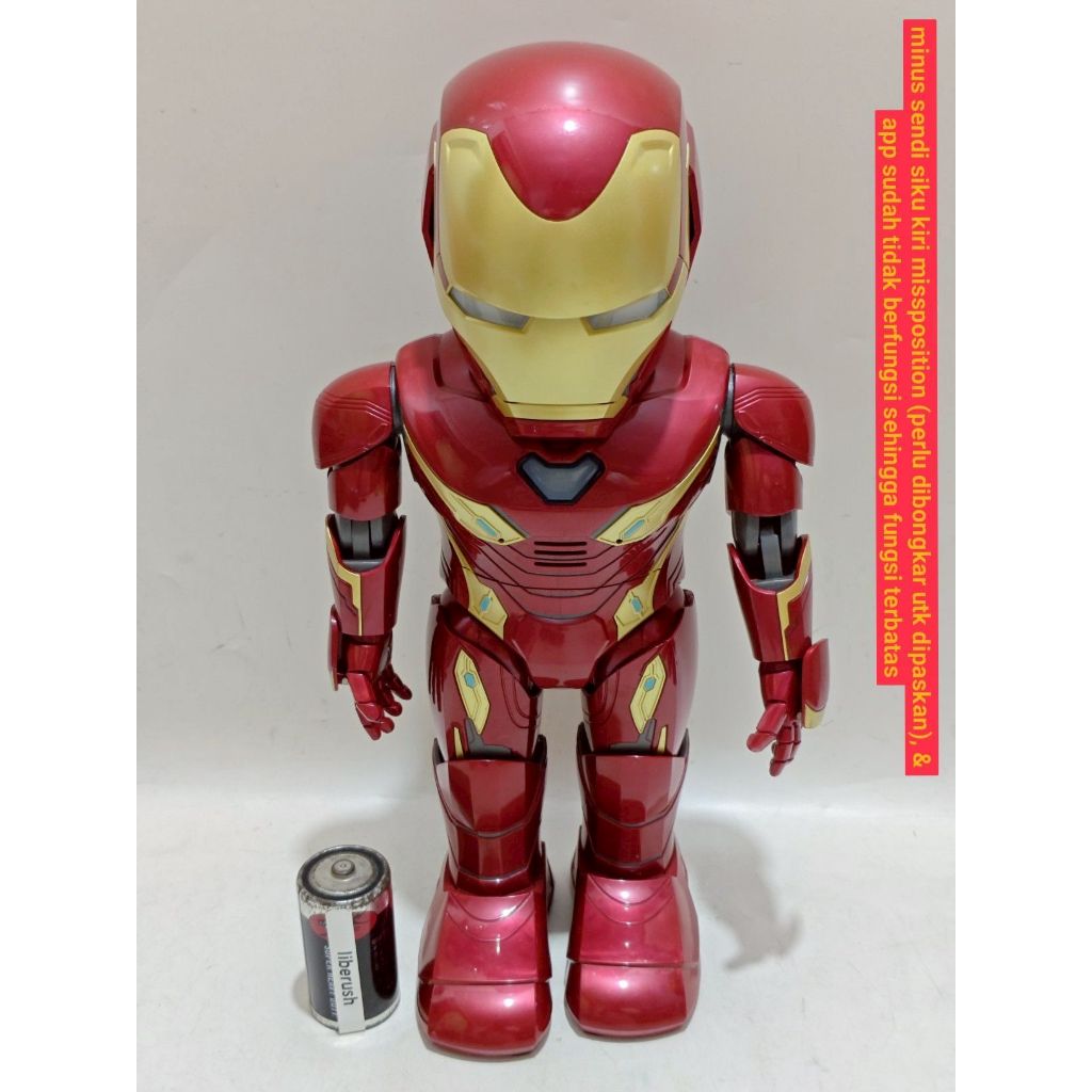 Minus UBTech marvel avengers iron man mark 50 ironman figure robot coding interactive