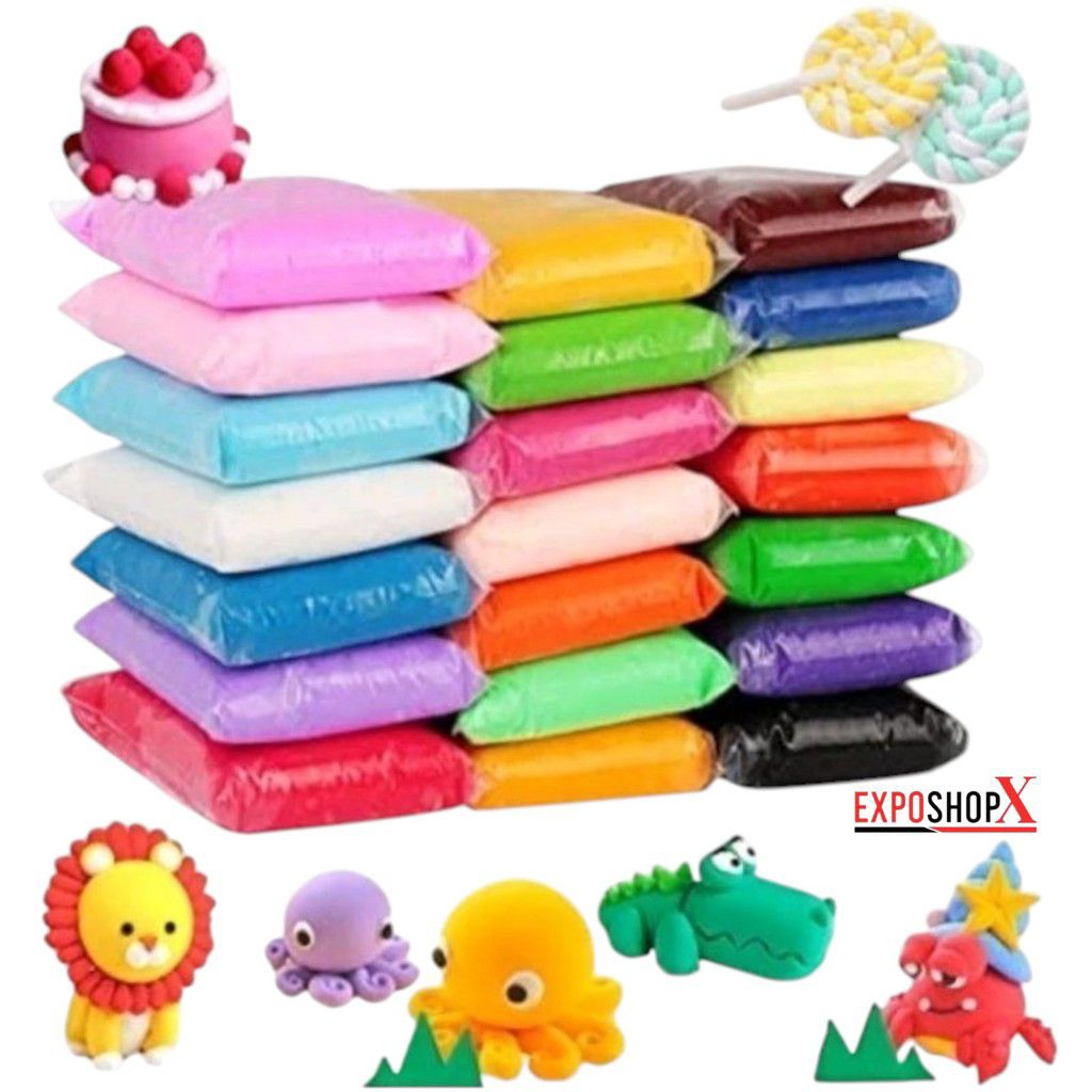 Clay Mainan Edukasi Anak 12 pcs