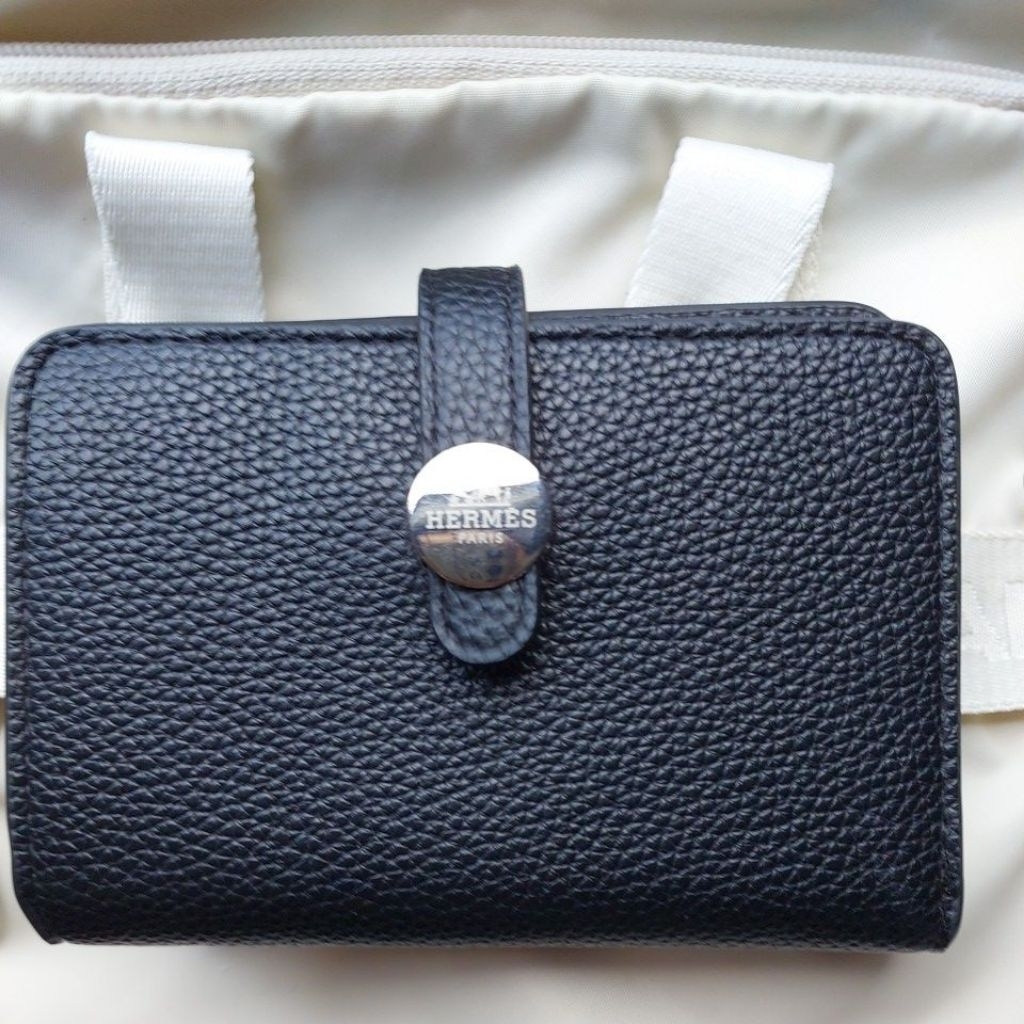 Medium wallet kremes paris black