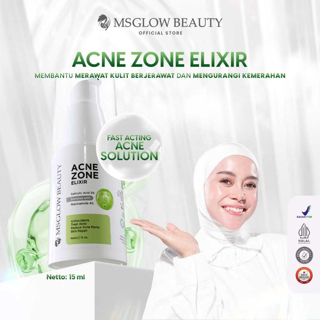 MS GLOW - ACNE ZONE ELIXIR - 15 ML