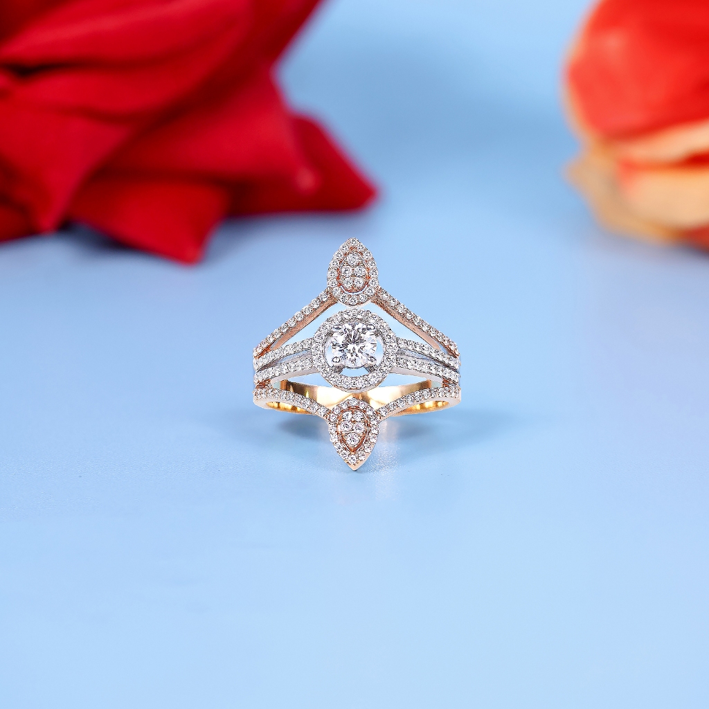 Cincin Berlian Eropa Model Eclipse Setting - JB Berlian