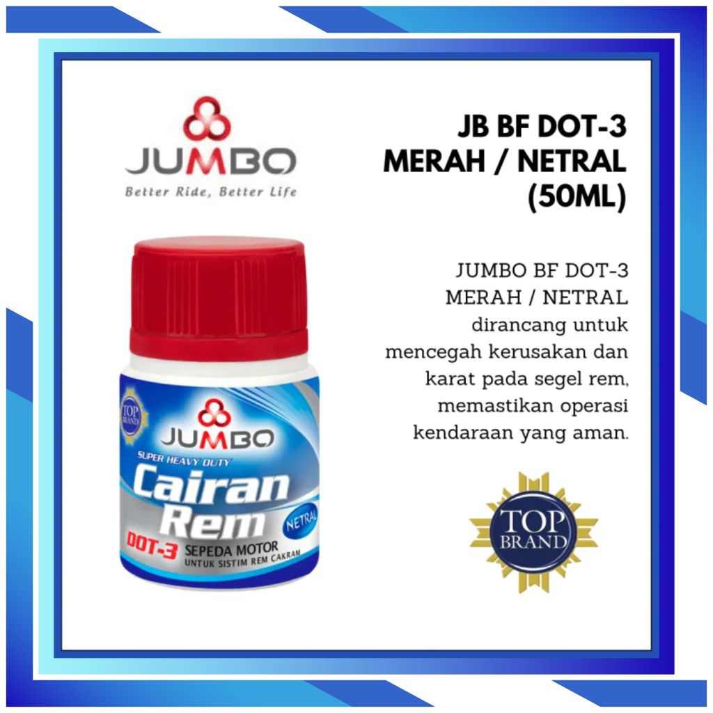 Minyak Rem JUMBO DOT-3 50ml