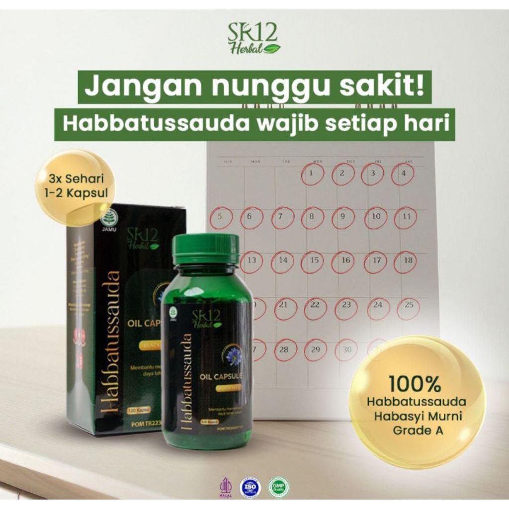 HABBATUSSAUDA SR12 Herbal BPOM