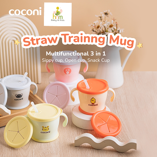 Coconi Early-age Straw Training Mug