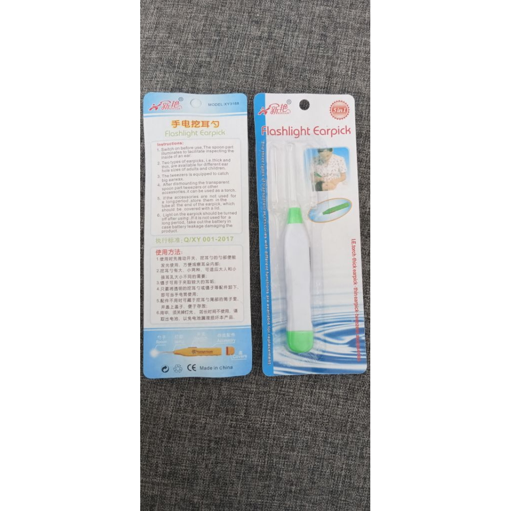 flash light earpick / korek kuping lampu