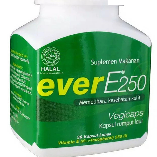 EVER E 250 IU ( 1 BOTOL ISI 30 SOFT CAPSULE)
