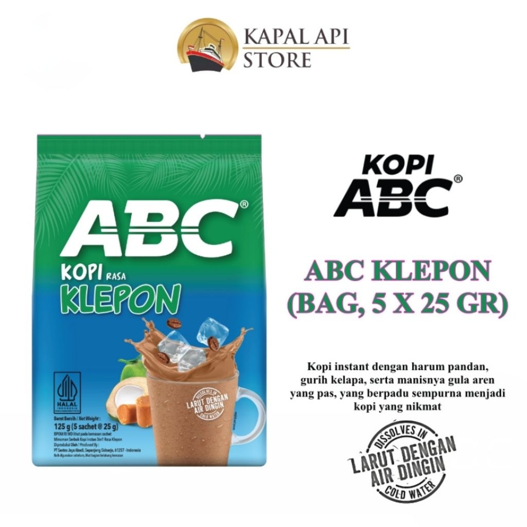 ABC KLEPON 5SACHET X 25gr