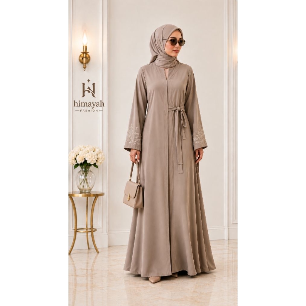Abaya ameera simple, elegan