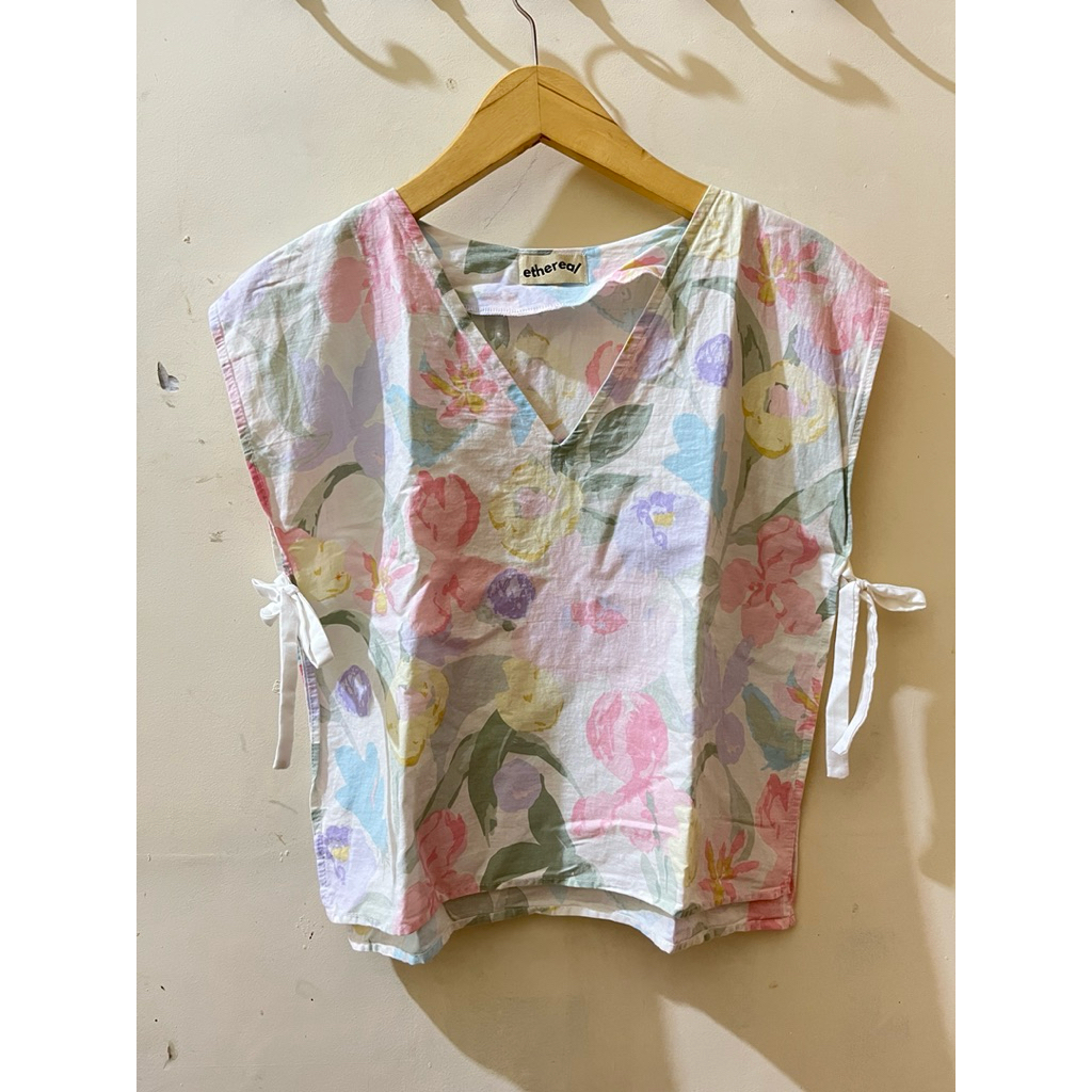 [Preloved] Vest Bunga Pastel