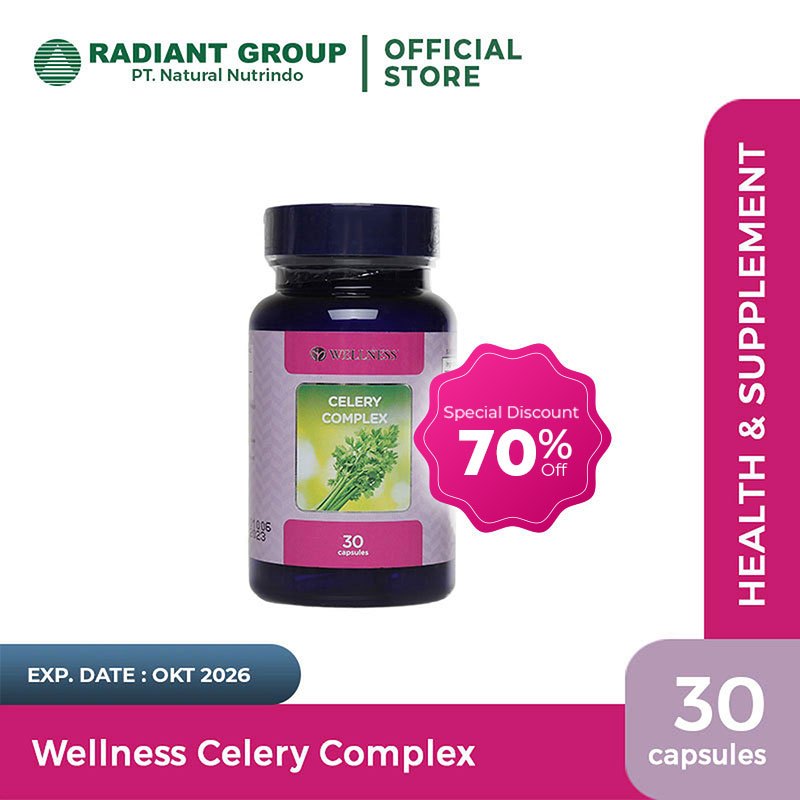 Wellness Celery Complex - 30 Capsules [Exp. Date 10/26]