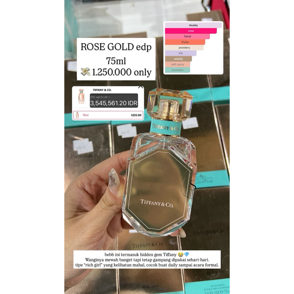 TlFF4NY & C0 Rose Gold EDP 75ml