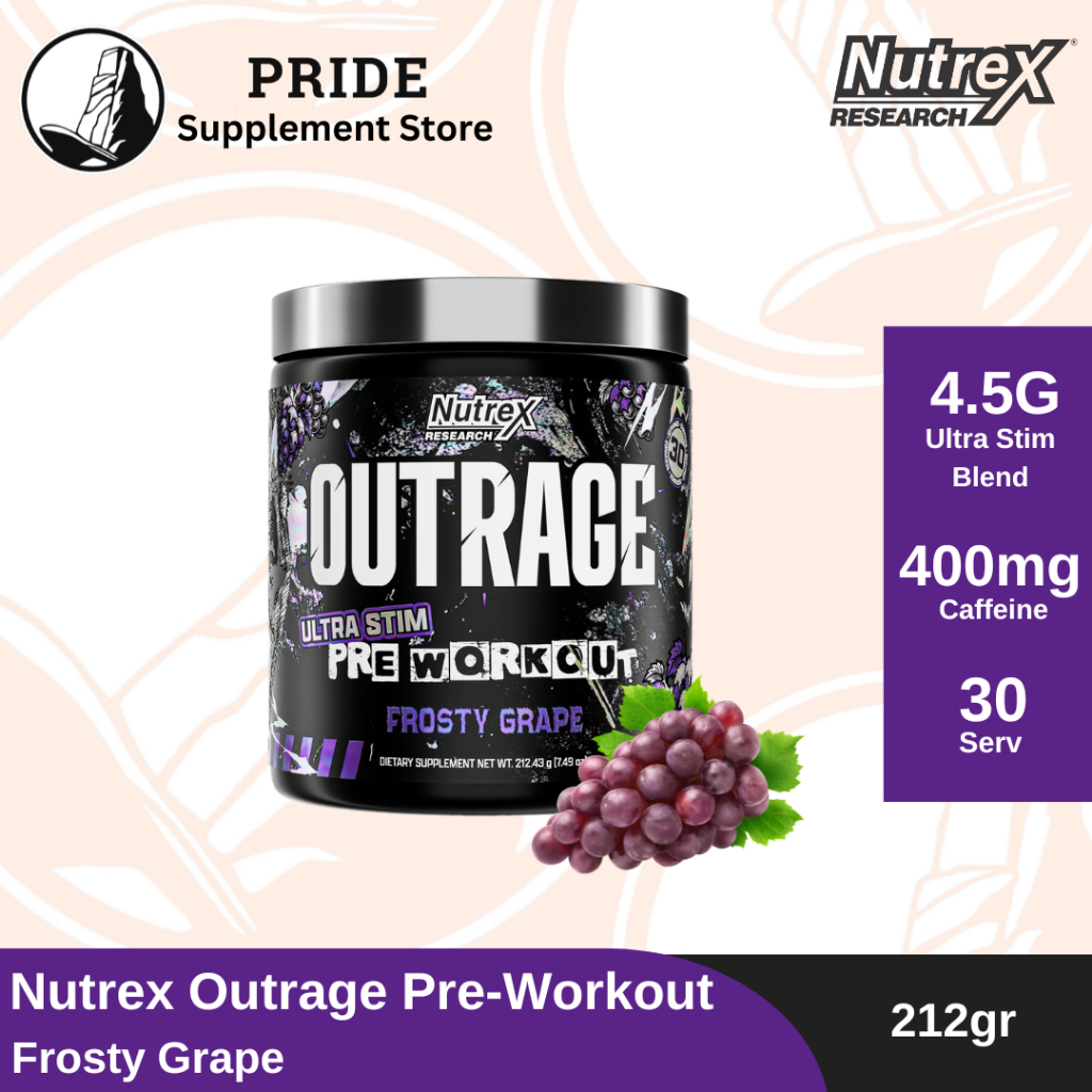 Nutrex Pre-Workout OUTRAGE ULTRA STIM 30 Serving