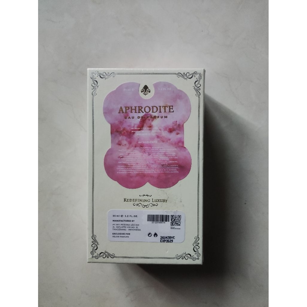 Velixir Aphrodite 100ML & 35ML Segel (BNIB)