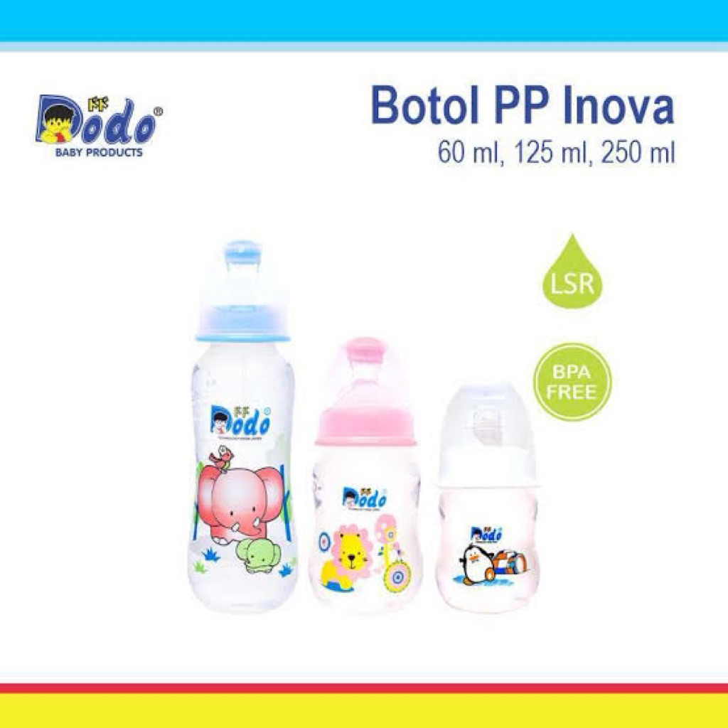 Botol dot dodo PP Inova (Gepeng)