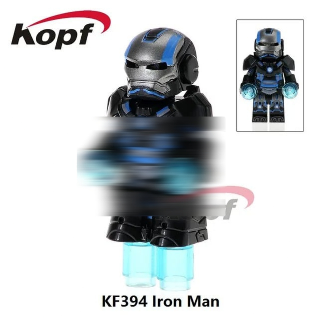 KF394 Iron Man Neon Tech - Mainan Brick