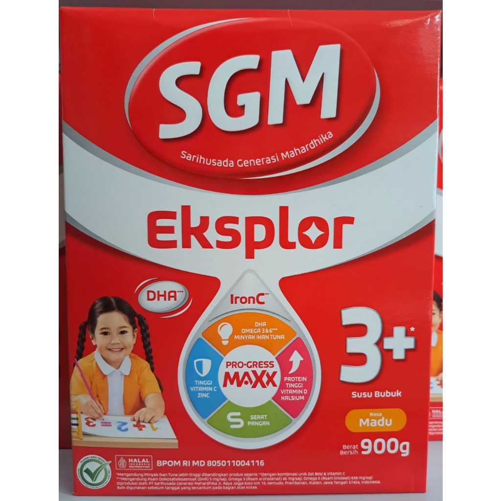 SUSU FORMULA SGM EKSPLOR 3+ 900g