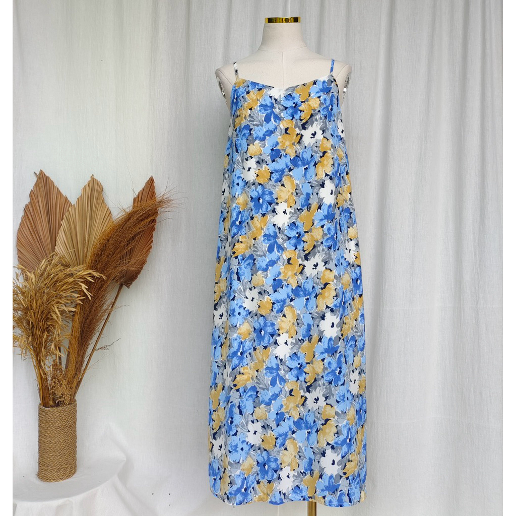 Overall Bunga Biru