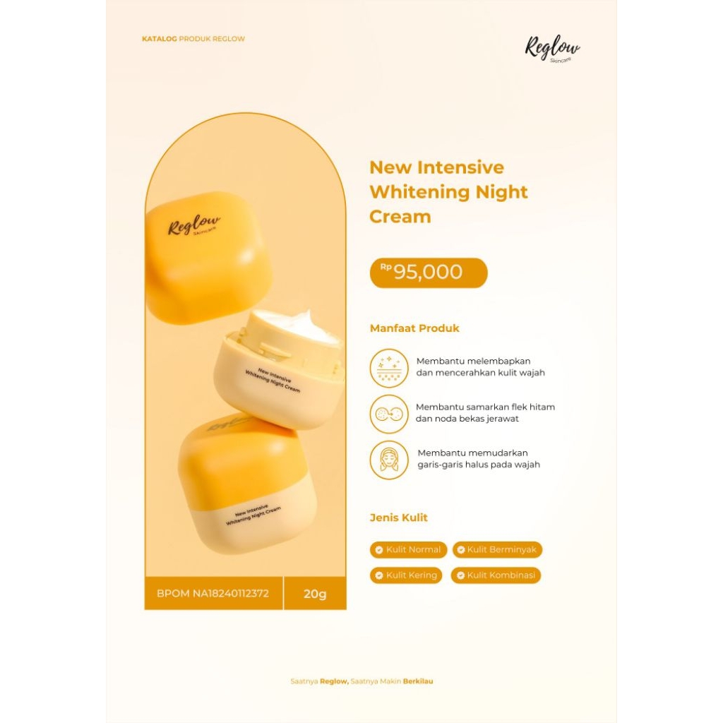 Reglow Whitening Night Cream