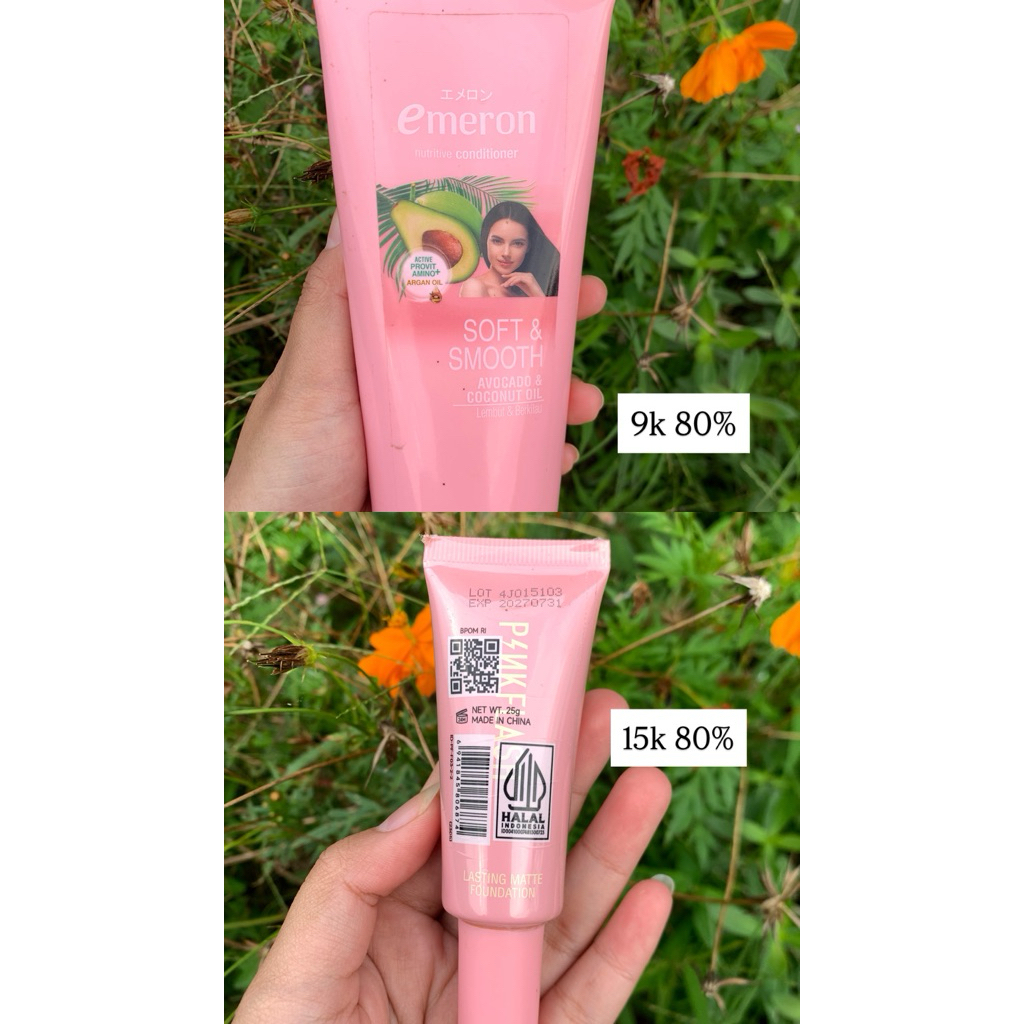 preloved conditioner & foundation