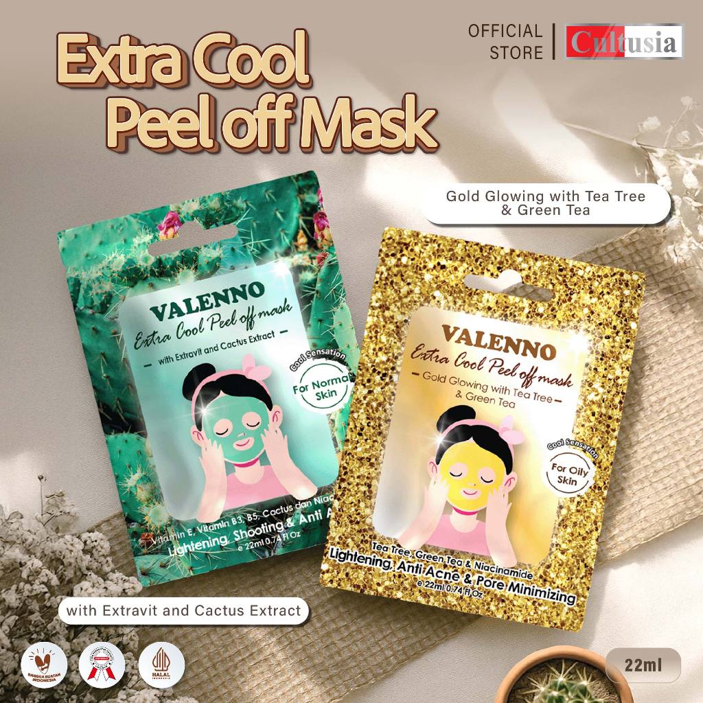 Valenno Extra Cool Peel Off Mask 22ML