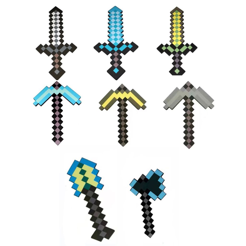 Diamond sword / pickaxe / axe / shovel Minecraft