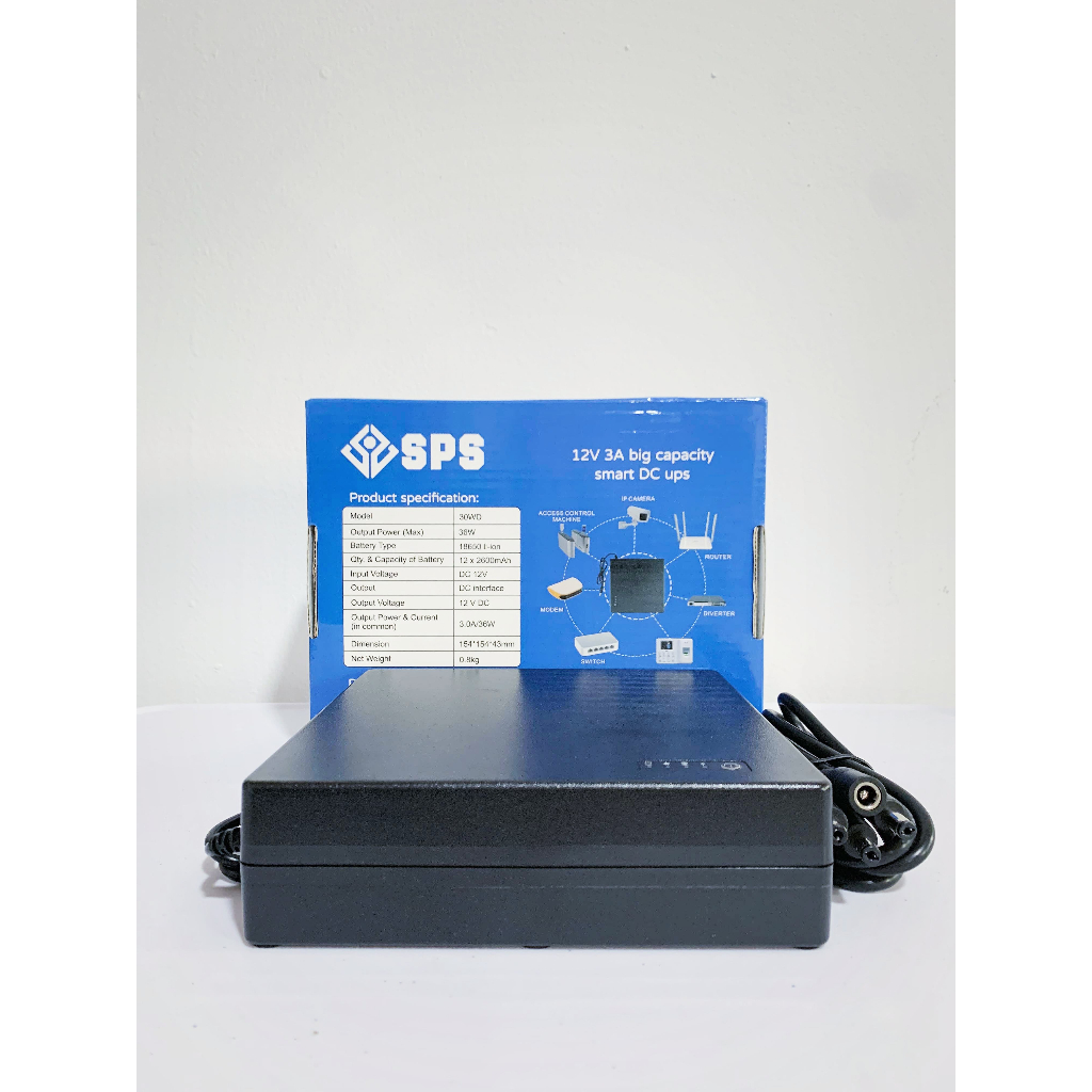 SMART DC UPS 12V3A