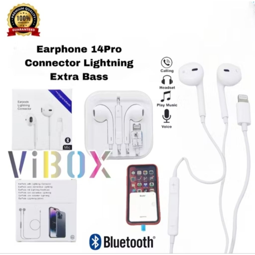 [drg] HEADSET IPH14 PRO MAX 14 PLUS EARPHONE IPH 14 PRO MAX