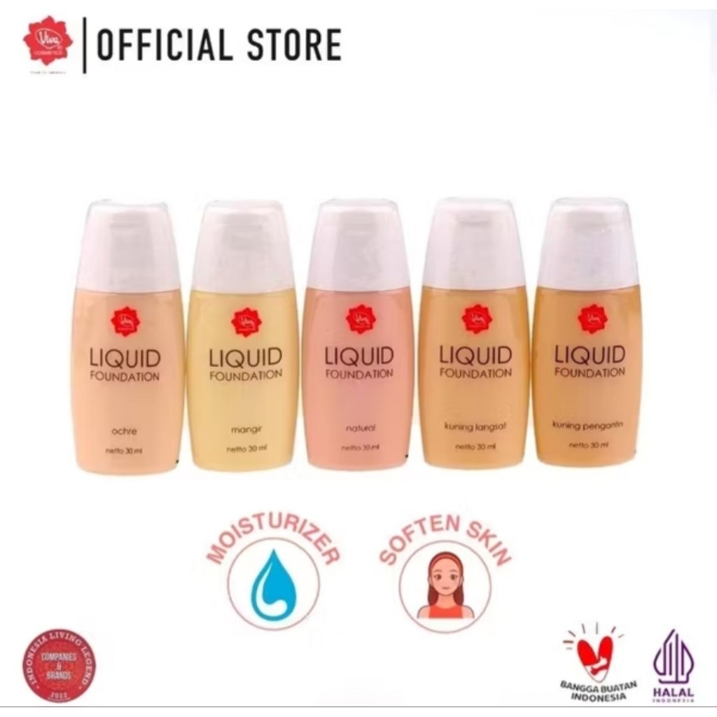Viva Liquid Foundation / Grosir