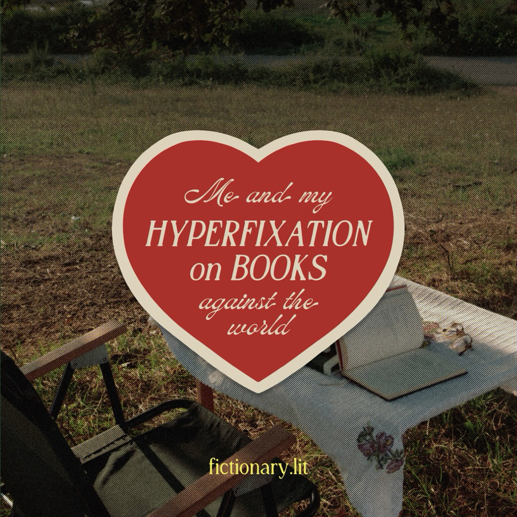 Hyperfixation on Books Sticker