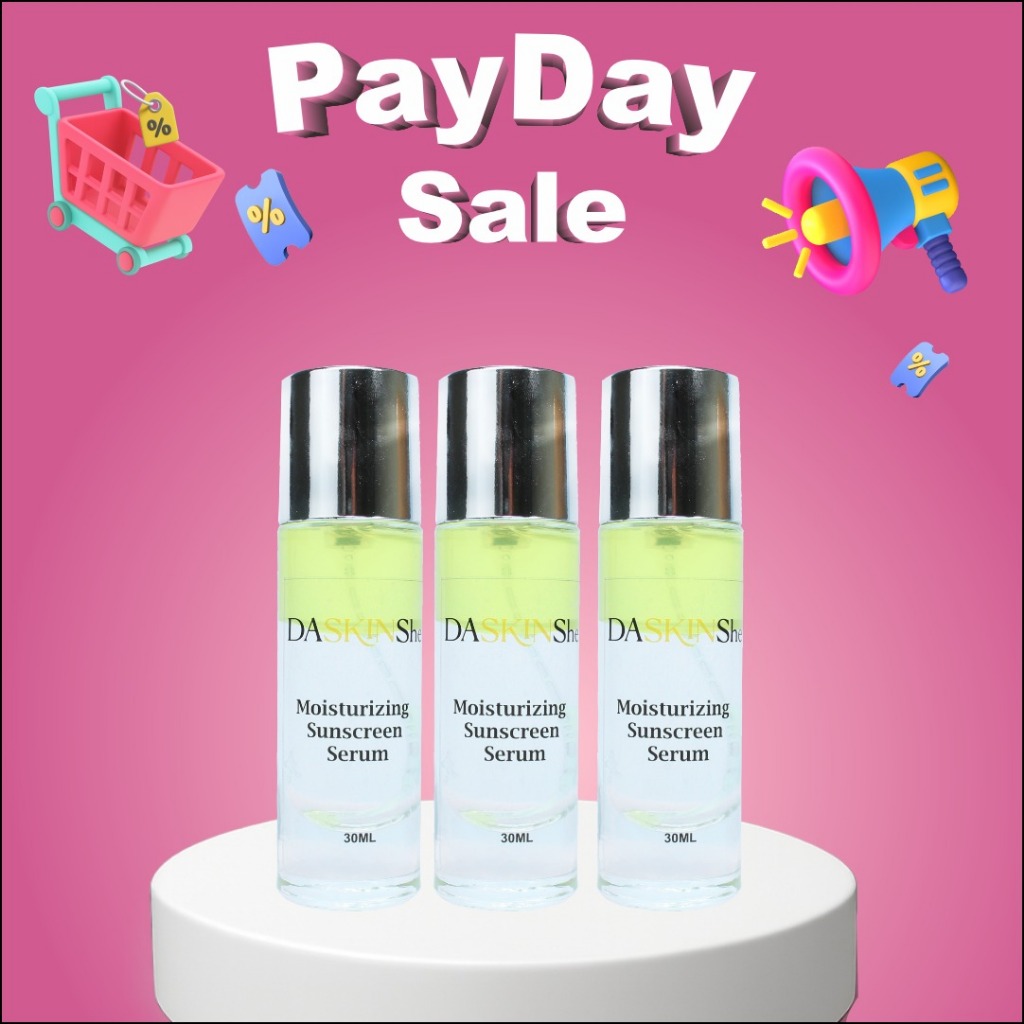 (3pcs)SUNSCREEN SPRAY 3 LAYER ( SUNSCREEN, MOISTURIZER, SERUM )