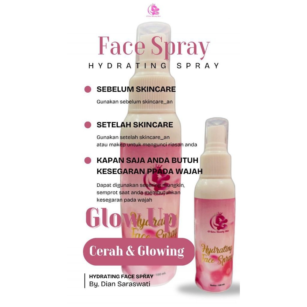 Hydrating Face Spray By Dsars beauty