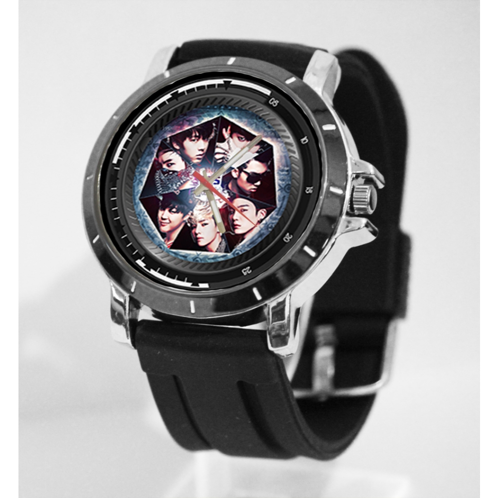 dStore - Jam Tangan Pria Rubber KPOP BTS
