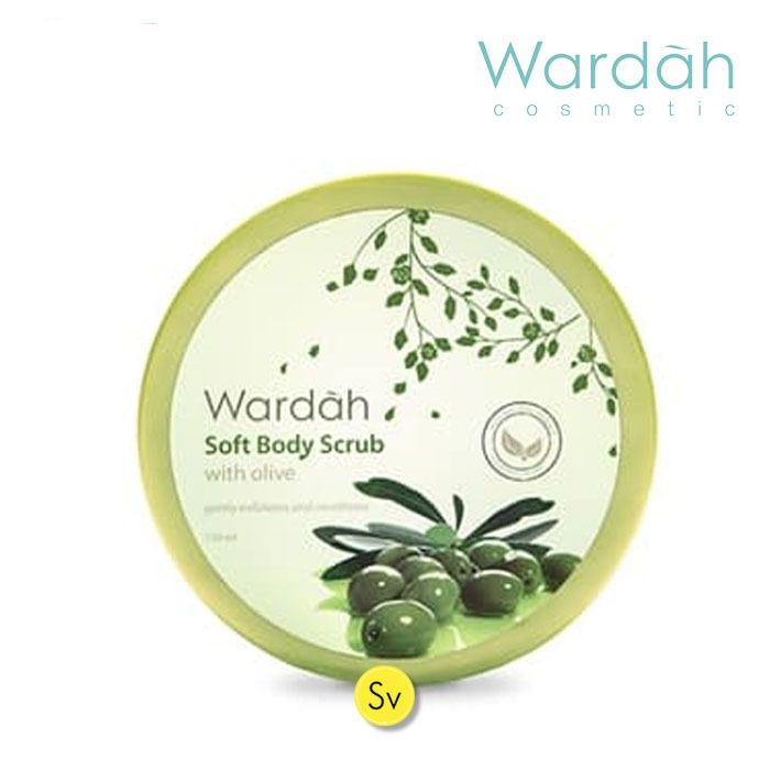 Wardah Soft Body Scrub Olive