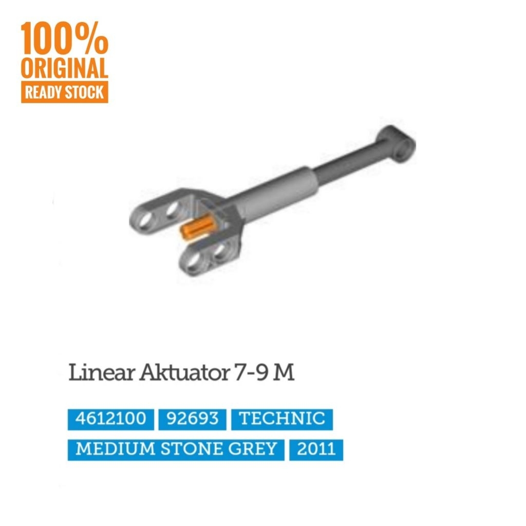Lego Technic Original Part 92693c01 Technic Linear Actuator Mini