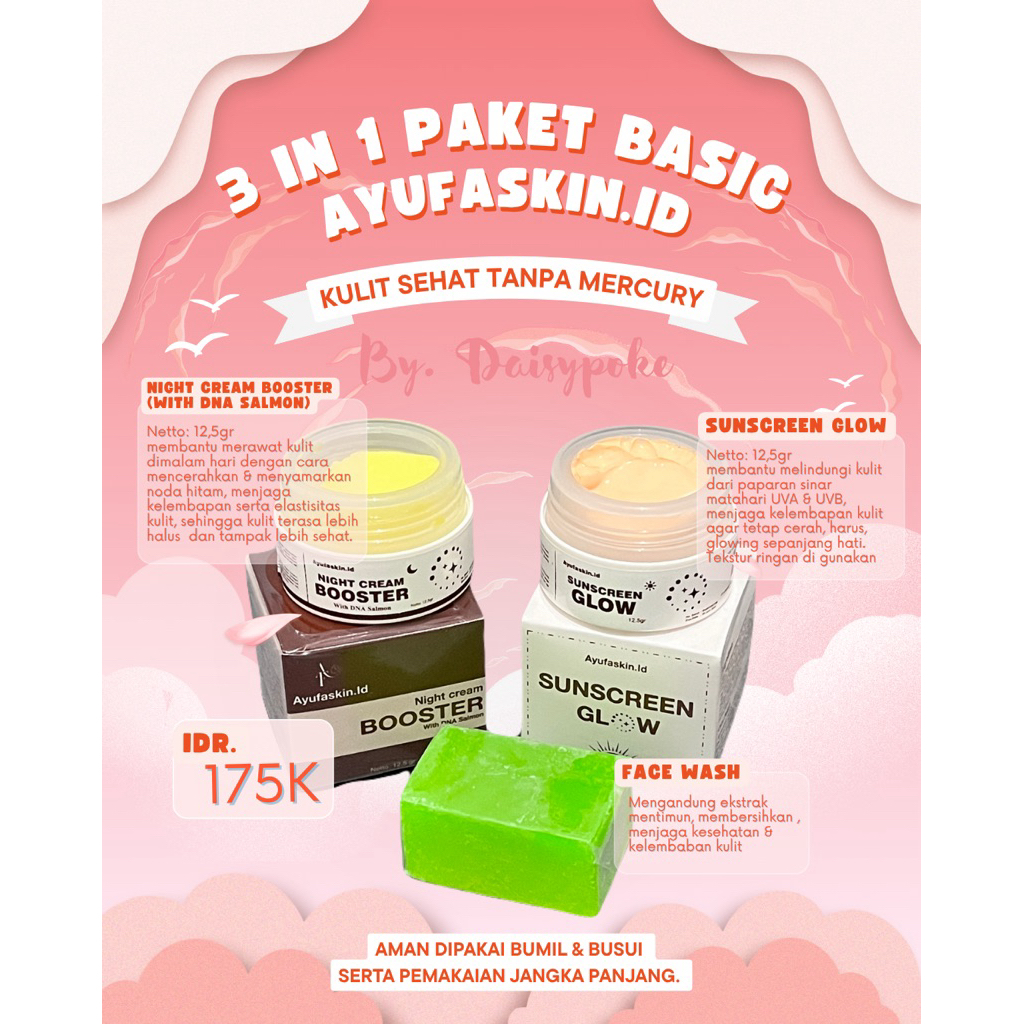 3 in 1 Paket Basic Ayufaskin.id