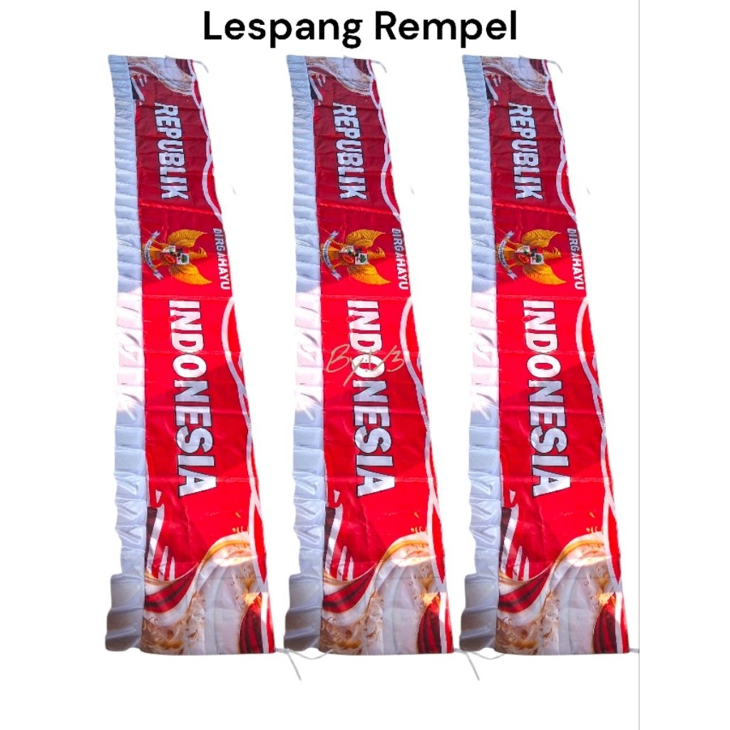 Bendera lespang Rempel 3 meter