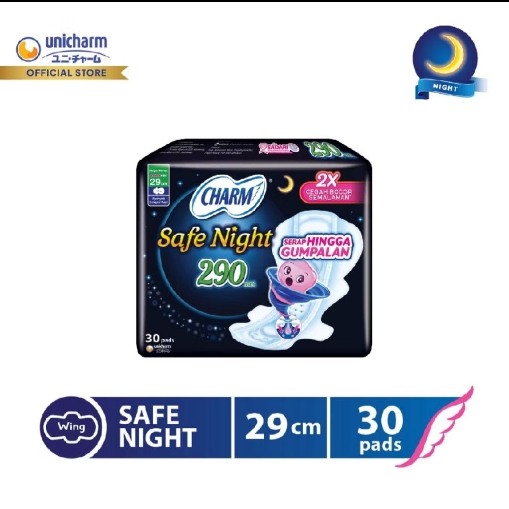CHARM NIGHT 29CM 30PADS
