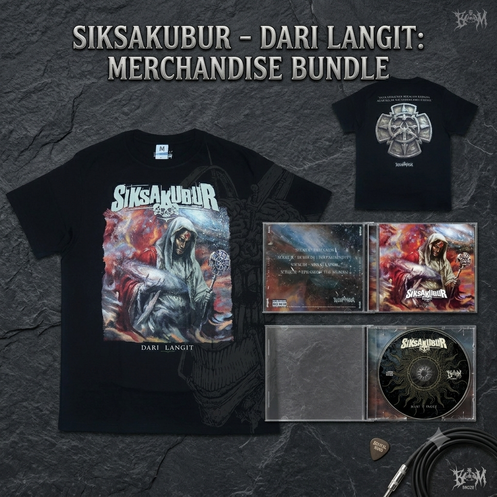 BUNDLE TSHIRT SIKSAKUBUR - DARI LANGIT + CD